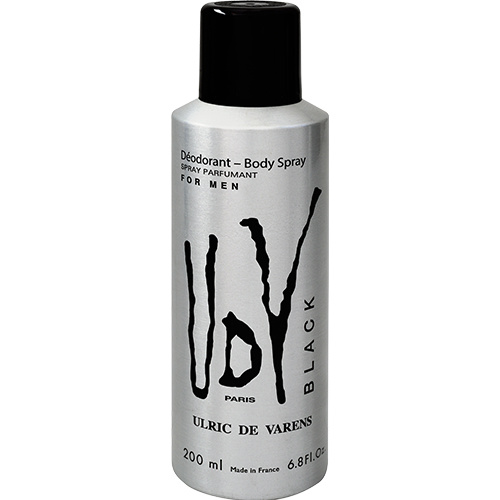 Ulric de Varens Black Perfumed Deodorant Spray 200ml