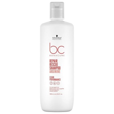 Schwarzkopf Shampoo Bonacure Clean Performance Repair Rescue, 1000 ml
