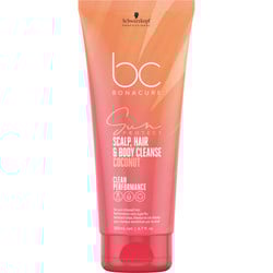 Schwarzkopf Bonacure Clean Performance Sun Protect 3-in-1 Kopfhaut-, Haar- und Körpershampoo 200 ml