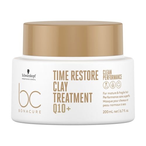 Schwarzkopf - BC Bonacure Q10+ - Time Restore Clay Treatment - 200 ml