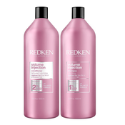 Redken Volume Injection Shampoing 1000 ml + Après-shampooing 1000 ml