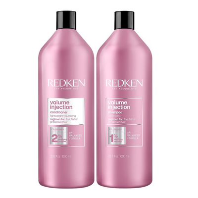 Redken Shampoo iniezione volume 1000 ml + balsamo 1000 ml