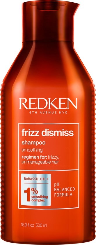 Redken Frizz Dismiss Shampoo 500ml - Normale shampoo vrouwen - Voor Alle haartypes