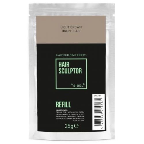 Hair Sculptor Hair Building Fibers Light Brown Refill 25gr Hair Sculptor Hair Building Fibers Light Brown Refill 25gr