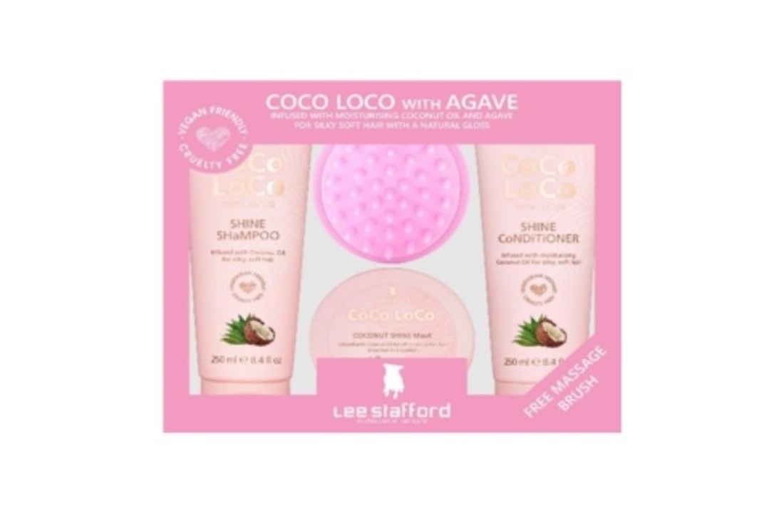 Lee Stafford Coco Loco with Agave Giftset with Free Brush