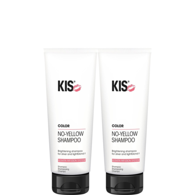 KIS No Yellow Shampoo 2x PACCHETTO CONVENIENTE da 250 ml!