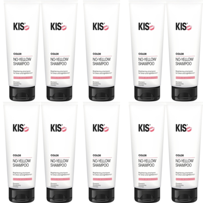 KIS No Yellow Shampoo, 10  x 250 ml VOORDEELPAKKET!