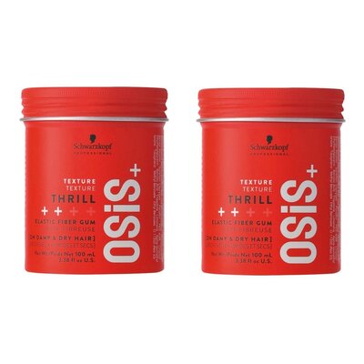 Schwarzkopf Osis Thrill Fiber Gum, 2 x 100 ml VALUE PACK!