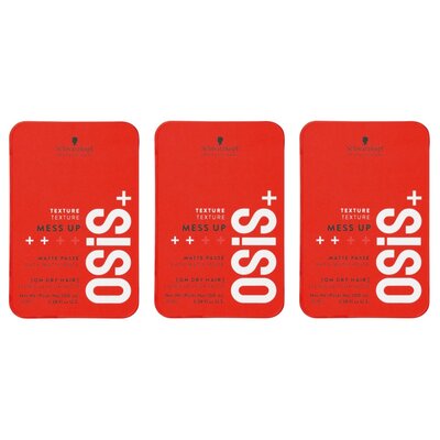 Schwarzkopf Osis Mess Up 3 x 100 ml, SPARPAKET!