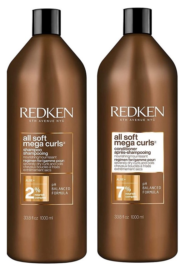 Redken All Soft MEGA Shampoo + Conditioner - 2x 1000ml - DUOPACK