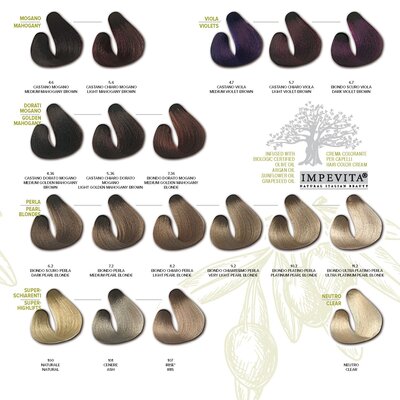 Imperity Tinta per capelli Impevita senza ammoniaca, tubo da 100 ml