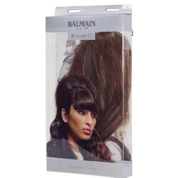 Balmain B-Loved Memory Hair Clip Extension 30cm Walnut OUTLET!