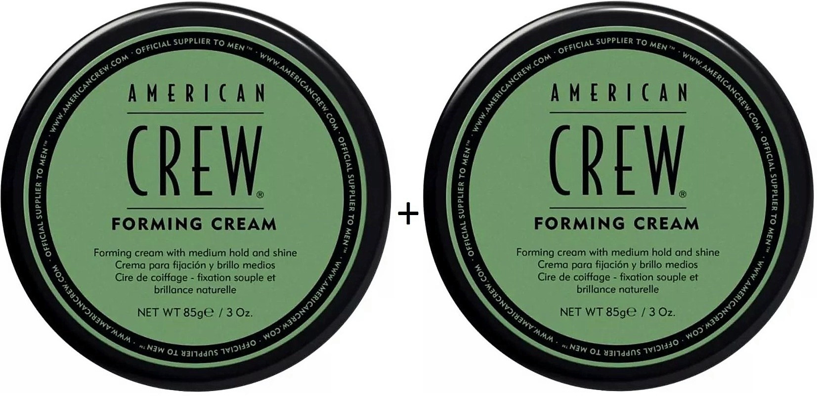 American Crew Forming Cream, 2 x 85 gram, VOORDEEL PAKKET!