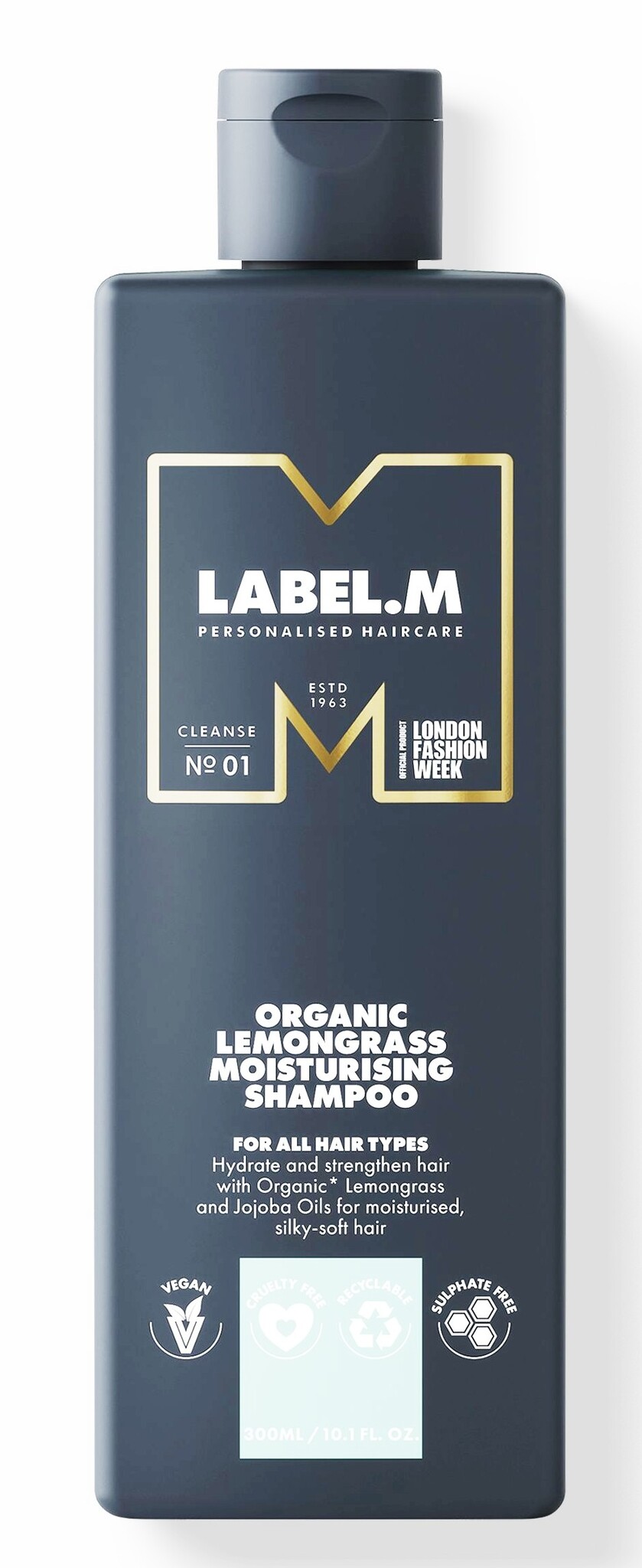 Label.m Organic Lemongrass Moisturising Shampoo 300ml