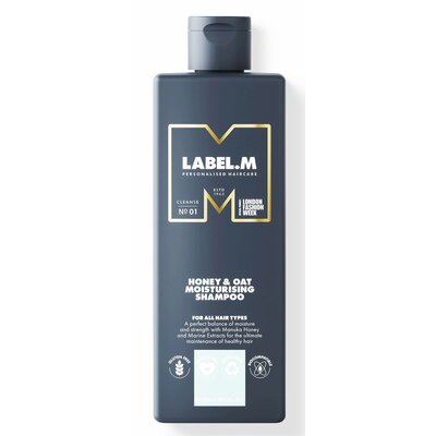 Label.M Feuchtigkeitsspendendes Shampoo mit Honig und Hafer, 300 ml