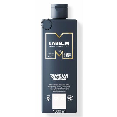 Label.M Shampoo per la cura del colore rosa vibrante, 1000 ml