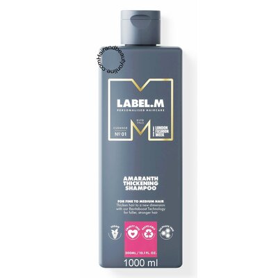 Label.M Shampoing épaississant à l'amarante, 1000 ml