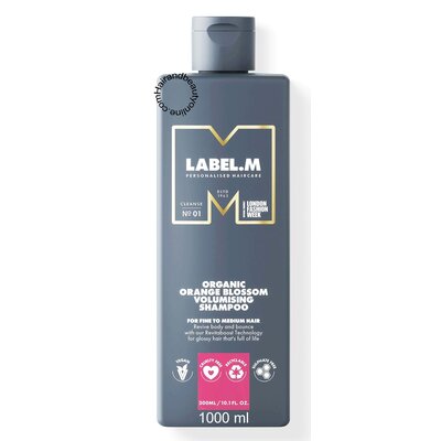 Label.M Orange Blossom Organic Volumising Shampoo, 1000ml