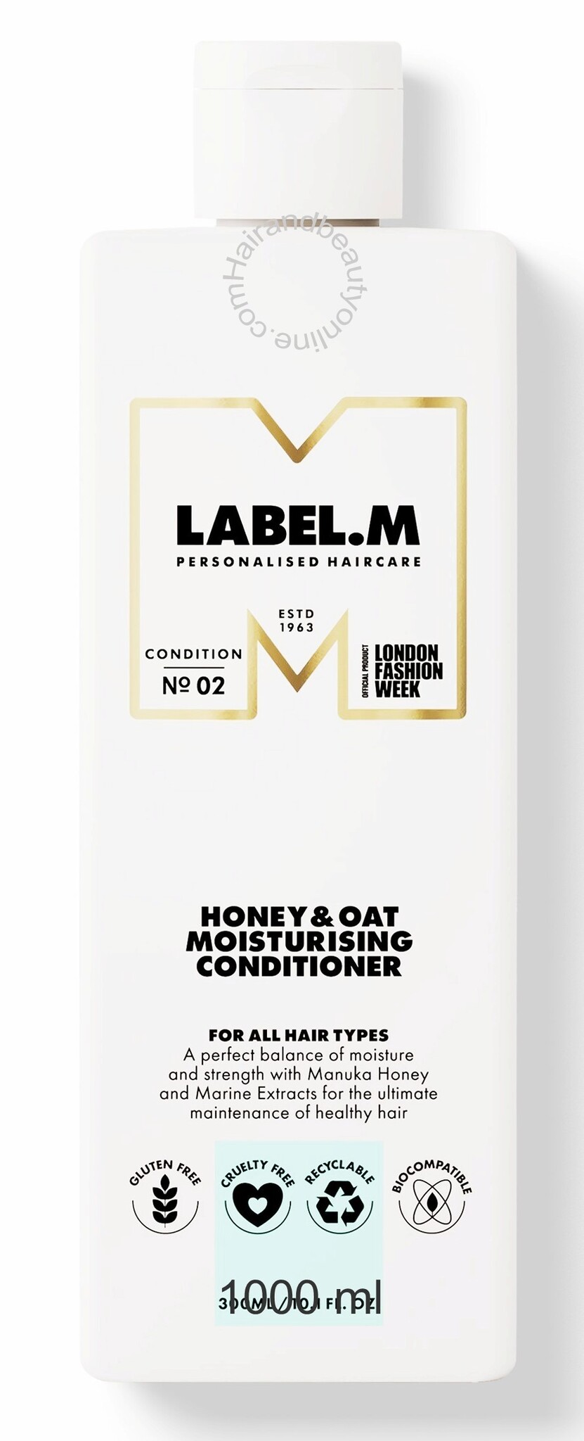 Label.m Honey & Oat Moisturising Conditioner 1000ml