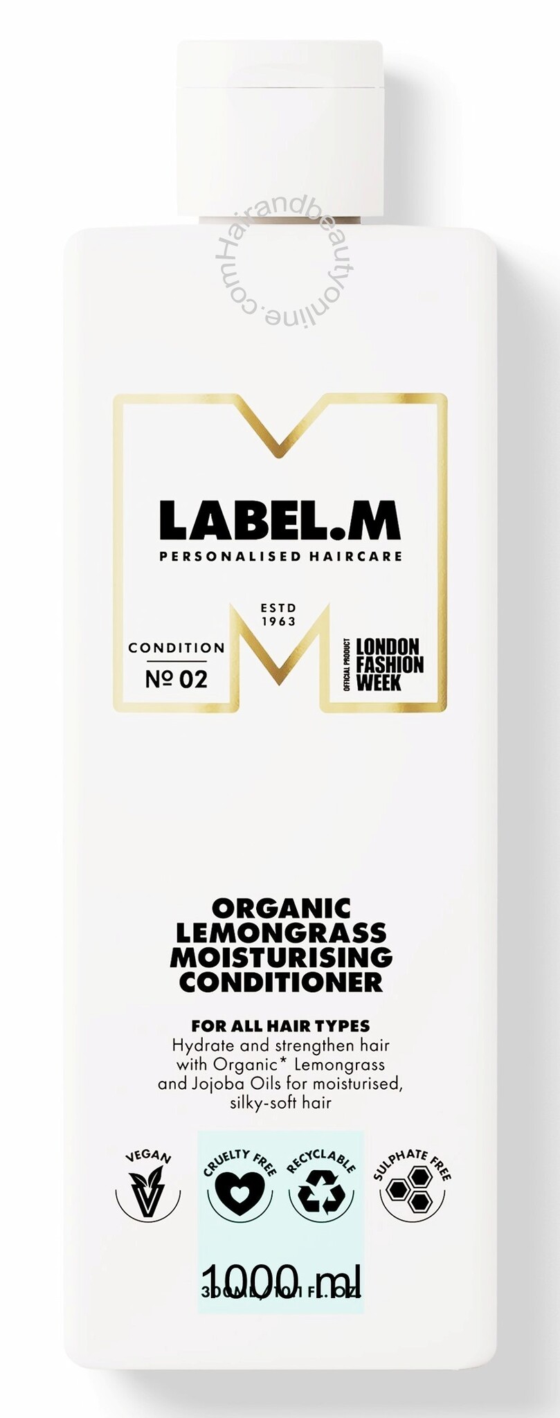 Label.m Organic Lemongrass Moisturising Conditioner 1000ml