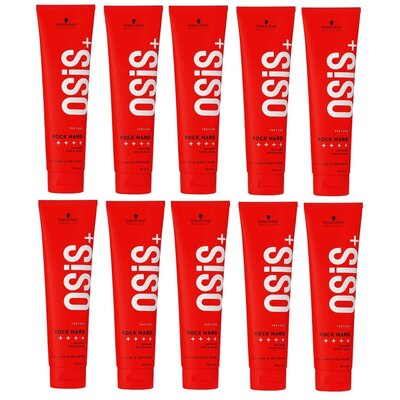 Schwarzkopf Osis Rock Hard, 10 x 150 ml, ¡PACK AHORRO!