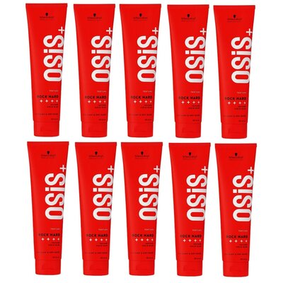 Schwarzkopf Osis Rock Hard, 10 x 150 ml, VORTEILSPACKUNG!