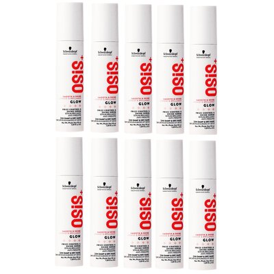 Schwarzkopf Sérum anti-frisottis Osis Glow, 10 x 50 ml FORFAIT VALEUR !