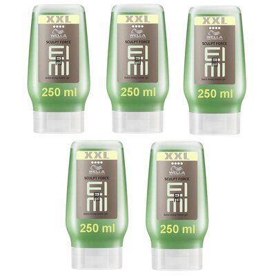 Wella EIMI Sculpt Force, PACK ÉCONOMIQUE de 5 x 250 ml !