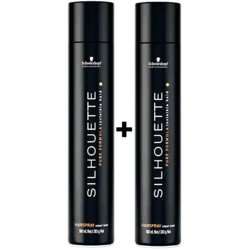 Schwarzkopf Laque pour cheveux Silhouette Super Hold, 2 x 500 ml FORFAIT VALEUR !