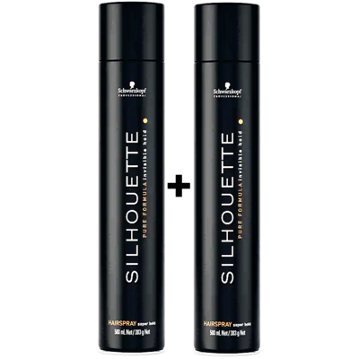 Schwarzkopf Silhouette Haarspray Super Hold, 2 x 500 ml SPARPAKET!