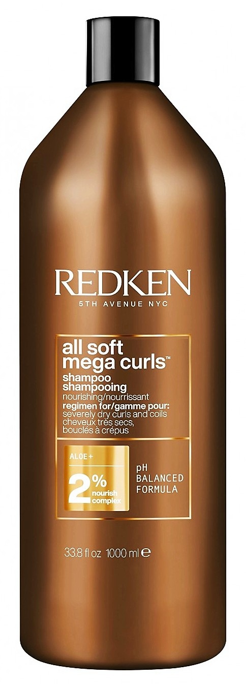 Redken - All Soft Mega Curls Shampoo - 1000 ml