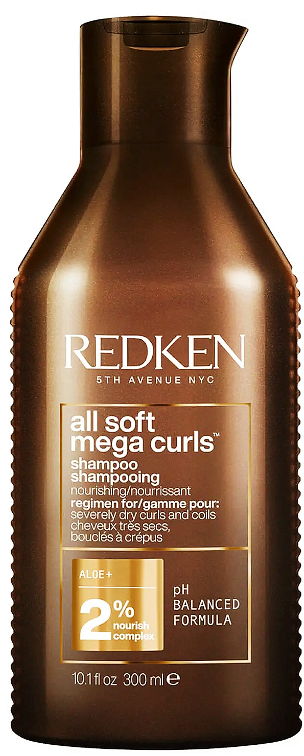 Redken All Soft Mega Shampoo 300ml - Normale shampoo vrouwen - Voor Alle haartypes