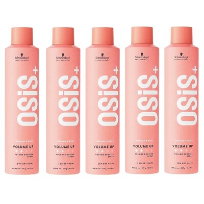 Schwarzkopf Osis Volume Up Booster Spray 5 x 300 ml, VALUE PACKAGE!