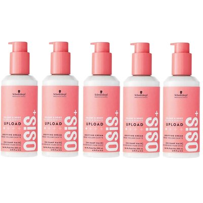 Schwarzkopf Crème volumatrice Osis Upload, 5 x 200 ml FORFAIT VALEUR !