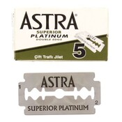ASTRA Superior Platinum Double Edge Rasierklinge, 1 x 5 Stück