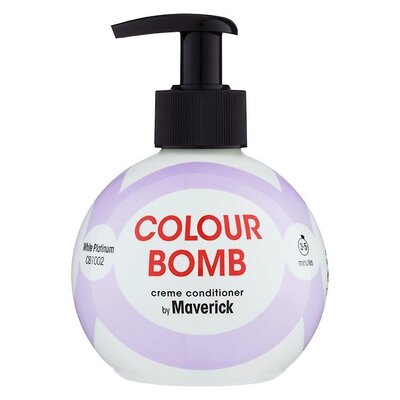 COLOUR BOMB Après-shampooing couleur, platine blanc (CB1002)