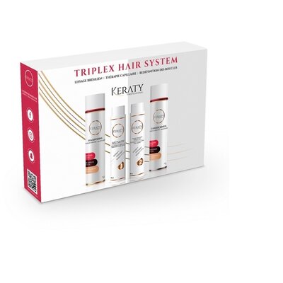 KERATY PROFESSIONAL Brazilian Straightener Box. 2 x 150ml + 2 x 250ml Aftercare