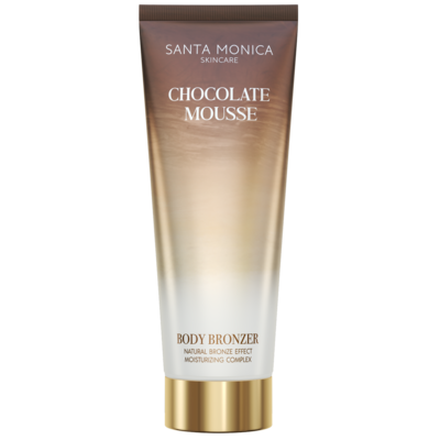 SANTA MONICA Mousse bronzante pour le corps au chocolat, 200 ml