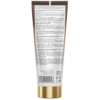 SANTA MONICA Mousse bronzante pour le corps au chocolat, 200 ml