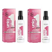 Uniq One Confezione doppia di trattamento per capelli ai fiori di loto, 2 x 150 ml