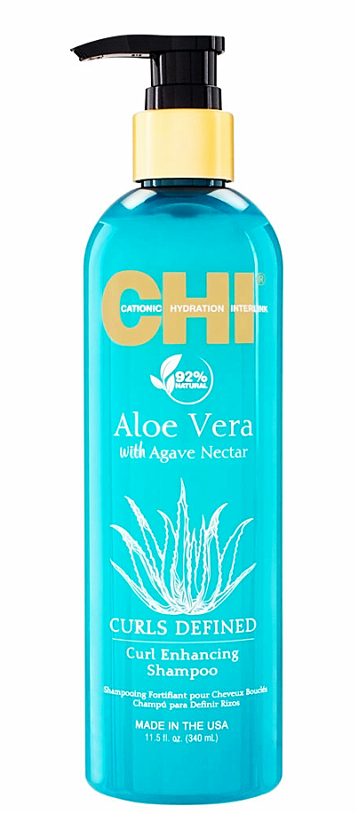 CHI Aloe Vera With Agave Nectar Curl Enhancing Shampoo - 340ml -  vrouwen - Voor
