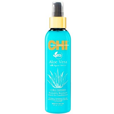 CHI Acondicionador sin enjuague de aloe vera con néctar de agave resistente a la humedad, 177 ml