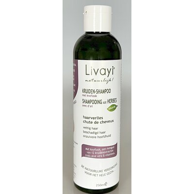 Livayi Knoflook  Shampoo Classic Anti haaruitval, 250ml