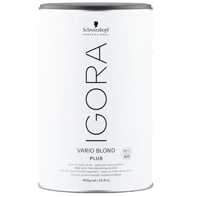 Schwarzkopf Igora Vario Blond Plus Azul, 450 gramos