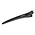 Imperity Pinces de distribution/clips en carbone noirs, 6 pièces, 12 cm de long