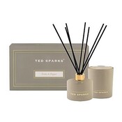 Ted Sparks Set regalo candela e diffusore M - Tonka e pepe