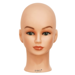 Sibel Practice Head, Bald For Hairpieces and Extensions