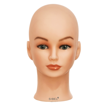 Sibel Practice Head, Bald For Hairpieces and Extensions