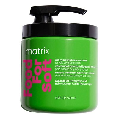 Matrix Mascarilla de tratamiento hidratante rica y suave Food for Soft, 500 ml