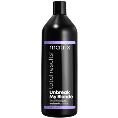 Matrix Unbreak My Blonde Après-shampooing pour cheveux décolorés, 1000 ml